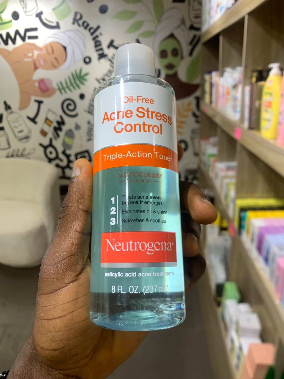 Neutrogena Oil – Free Acne Stress Control Toner 8fl oz / 237ml
