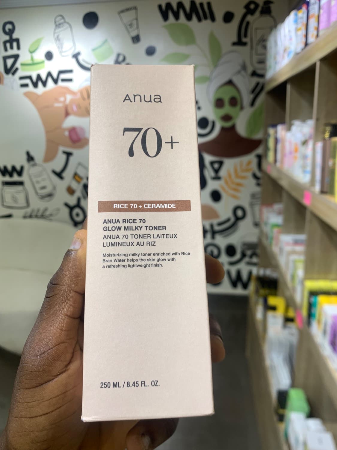 Anua Rice 70+ Ceramide Glow Milky Toner 250ml