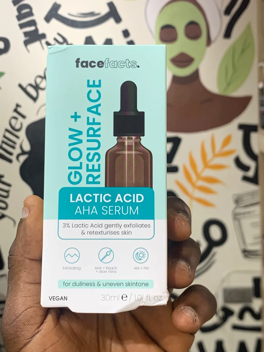Facefacts Renew & Radiance Lactic Acid Facial Serum 30ml
