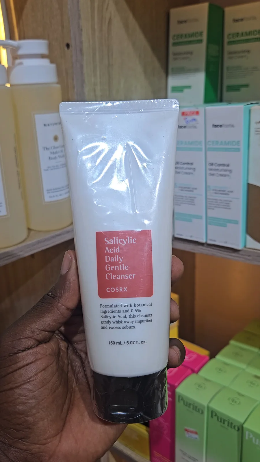 Cosrx Salicylic Acid Daily Gentle Cleanser 150milliliter / Foam Cleanser for Blemish Skin