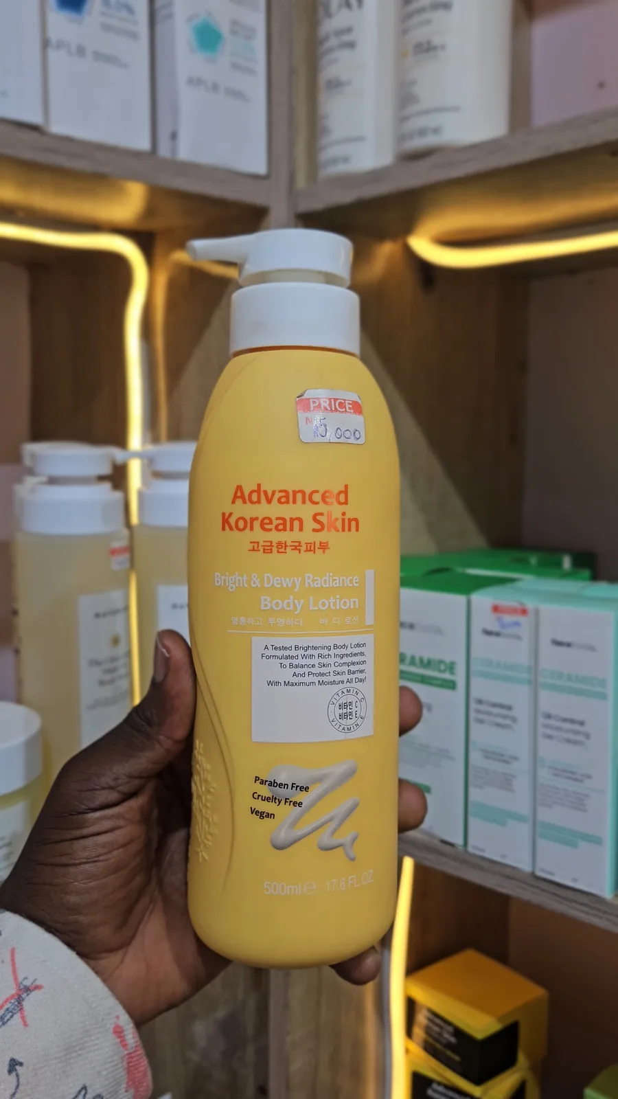 Advanced Korean Skin Bright & Dewy Radiance Body Lotion